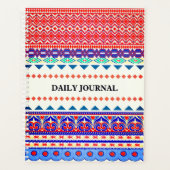 Daily Planner 2026 with pattern プランナー手帳 (正面)
