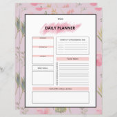 Daily Planner Template (正面/裏面)