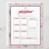 Daily Planner Template (裏面)