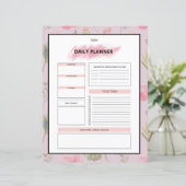 Daily Planner Template (スタンド正面)