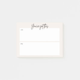 Daily planning Post-it note – Minimal Design ポストイット