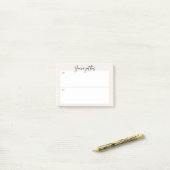 Daily planning Post-it note – Minimal Design ポストイット (デスク上)