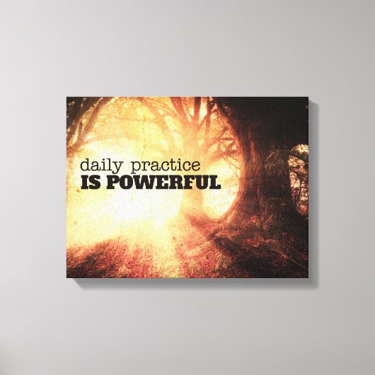 Daily Practice キャンバスプリント (正面)