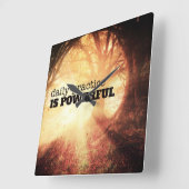 Daily Practice スクエア壁時計 (傾斜)