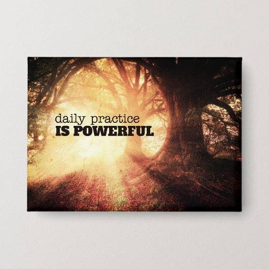 Daily Practice 缶バッジ (正面)
