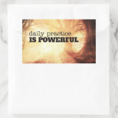Daily Practice 長方形シール (バッグ)