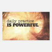 Daily Practice 長方形シール (正面)