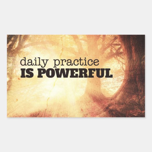 Daily Practice 長方形シール (正面)