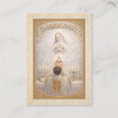Daily Prayer for Priests by St. Therese Holy Card 名刺 (正面)