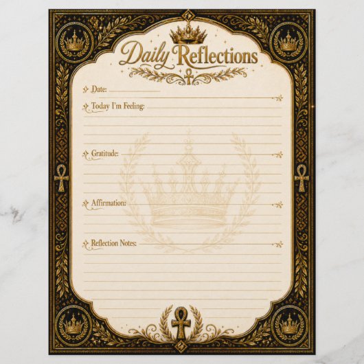 Daily Reflections – 目的を冠して レターヘッド (正面)
