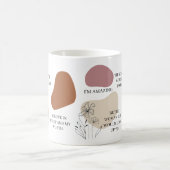Daily Reminders Positive Affirmation  コーヒーマグカップ (中央)