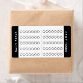 Daily Tasksチェックリストプランナーステッカーラベル ラベル (インサイチュ)