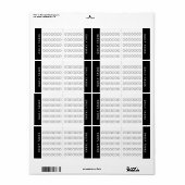 Daily Tasksチェックリストプランナーステッカーラベル ラベル (フルシート)