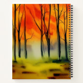 Daily Thoughts名前をカスタムするジャーナル ノートブック (裏面)