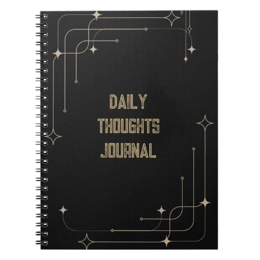 Daily Thoughts Journal ノートブック (正面)