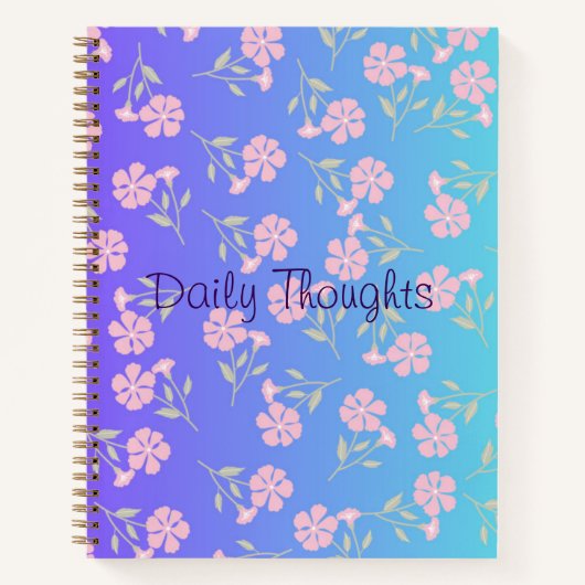 Daily Thoughts Journal ノートブック (正面)
