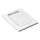 Daily to-do list ノートパッド (アングル)
