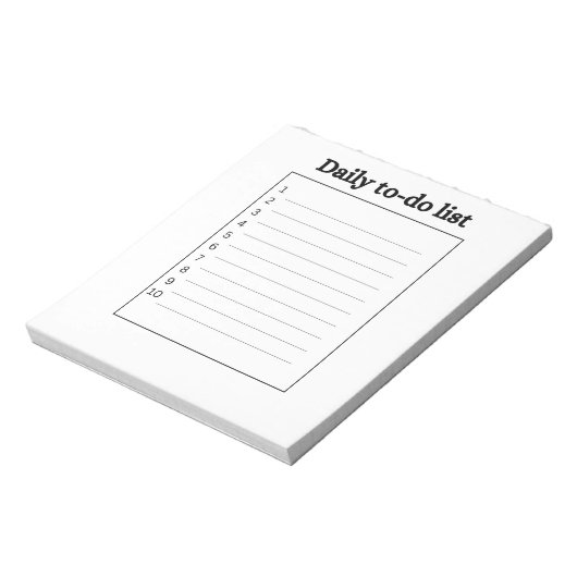 Daily to-do list ノートパッド (回転)