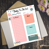 Daily To-Do List Minimalist Planner Organizer  ノートパッド