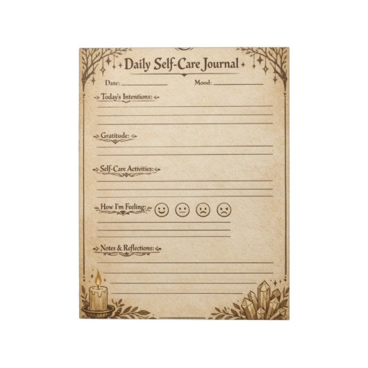 Daily Wellness ノートパッド (回転)