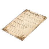 Daily Wellness ノートパッド (アングル)