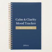 Daily Wellness Journal | Calm, Care & Clarity プランナー手帳 (正面)