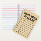 Daily Wins Tracker – 生産性のミニマリスト ノートブック (内側)