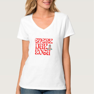 Daily Yoga for Mind & Body Balance | Calm Design Tシャツ
