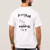 DAILYDUDSのワイシャツ Tシャツ (裏面)