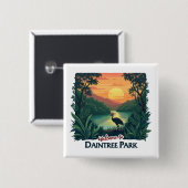 Daintree National Australian Parkへようこそ 缶バッジ (正面&裏面)