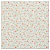  Dainty Ditsy Watercolor Floral Pastel Pattern ファブリック (見本)