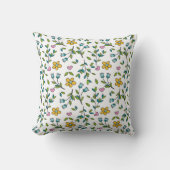 DAINTY FLOWER THROW PILLOW クッション (正面)