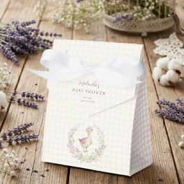 Dainty Goose Baby Shower Lilac Watercolor MH26 フェイバーボックス