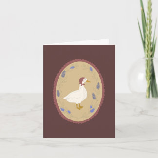 Dainty little goose card カード