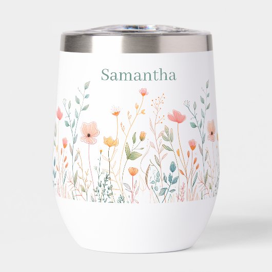 Dainty Wildflower Personalized Name (正面)