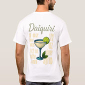 Daiquiri T-Shirt – Classic Rum Cocktail Tシャツ (裏面)