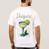 Daiquiri T-Shirt – Classic Rum Cocktail Tシャツ (裏面)