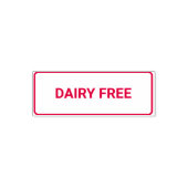 Dairy free Allergy Friendly セルフインキングスタンプ (デザイン)