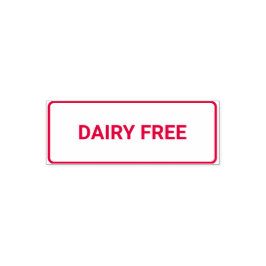 Dairy free Allergy Friendly セルフインキングスタンプ