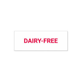 Dairy-free Allergy Friendly セルフインキングスタンプ
