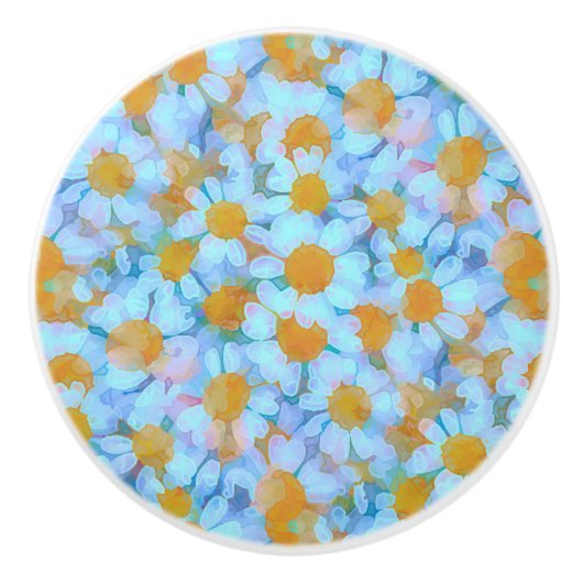 Daisies and Lace セラミックノブ (正面)