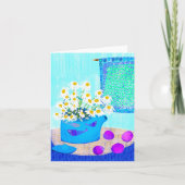 Daisies BLANK Greeting Card サンキューカード (正面)