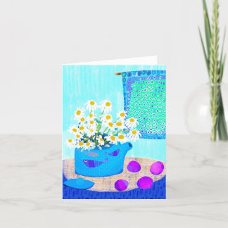 Daisies BLANK Greeting Card サンキューカード