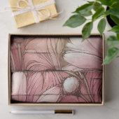 Daisies Daisy Pastel Pink White Floral Decoupage 薄葉紙 (ギフト)