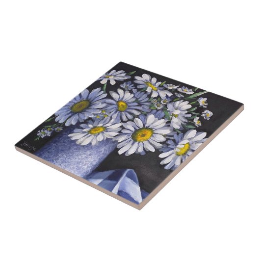Daisies flower coasters タイル (側面)