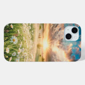Daisies Flowers Meadow Sunrise Case-Mate iPhoneケース (裏面 (横))