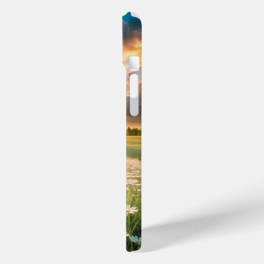 Daisies Flowers Meadow Sunrise Case-Mate iPhoneケース (裏面 / 左)