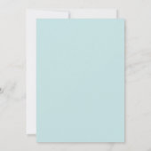 Daisies It’s A Boy Baby Shower  招待状 (裏面)