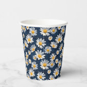 Daisies on Blue Denim Birthday Party 紙コップ (右)