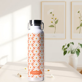 Daisies personalized Water Bottle for her ウォーターボトル